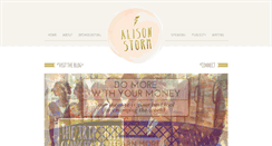 Desktop Screenshot of alisonstorm.com