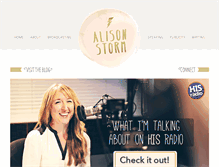 Tablet Screenshot of alisonstorm.com